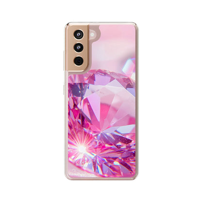 Clear Phone Case – Pink Ice
