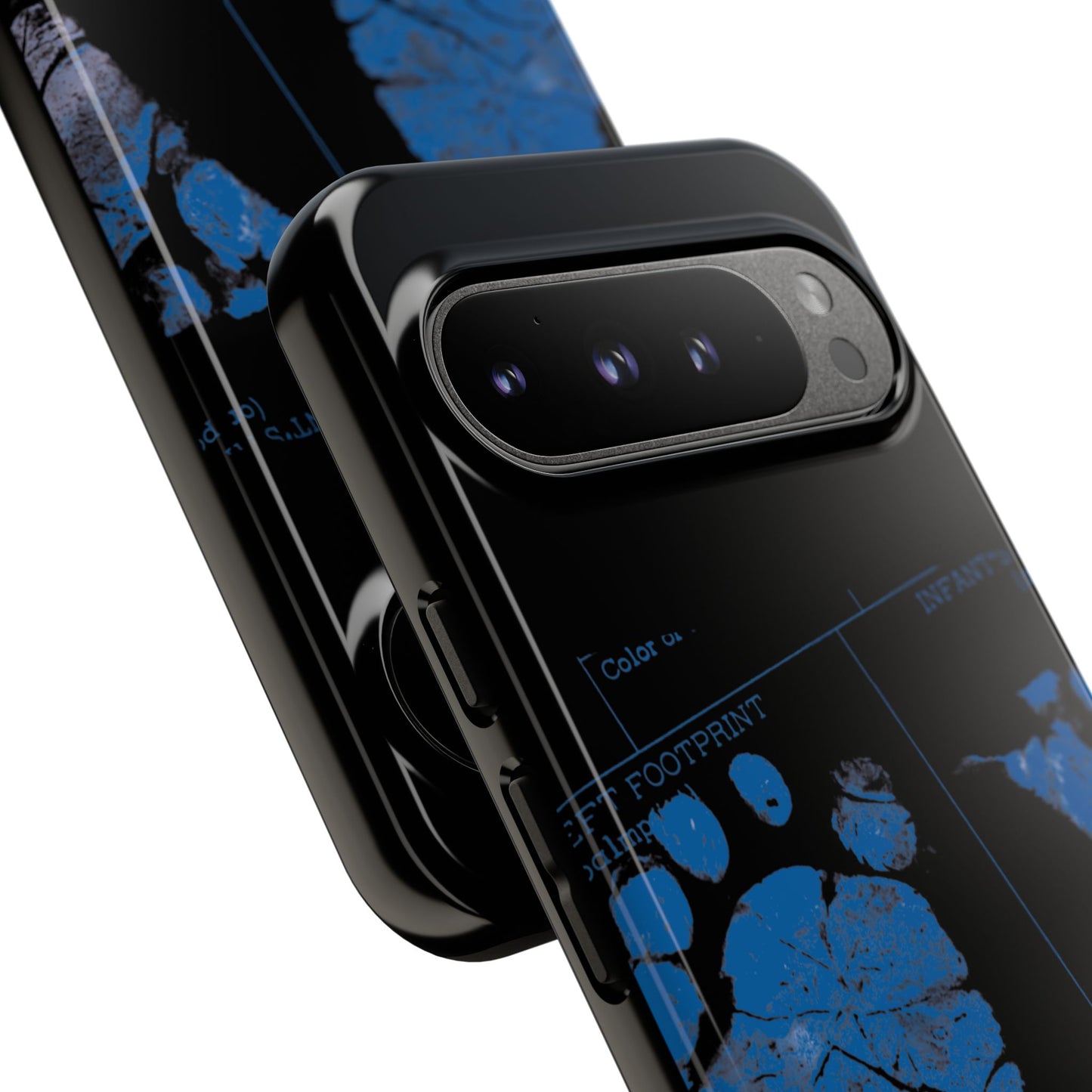 Protective Phone Case – Mom’s Little Blue Footprints