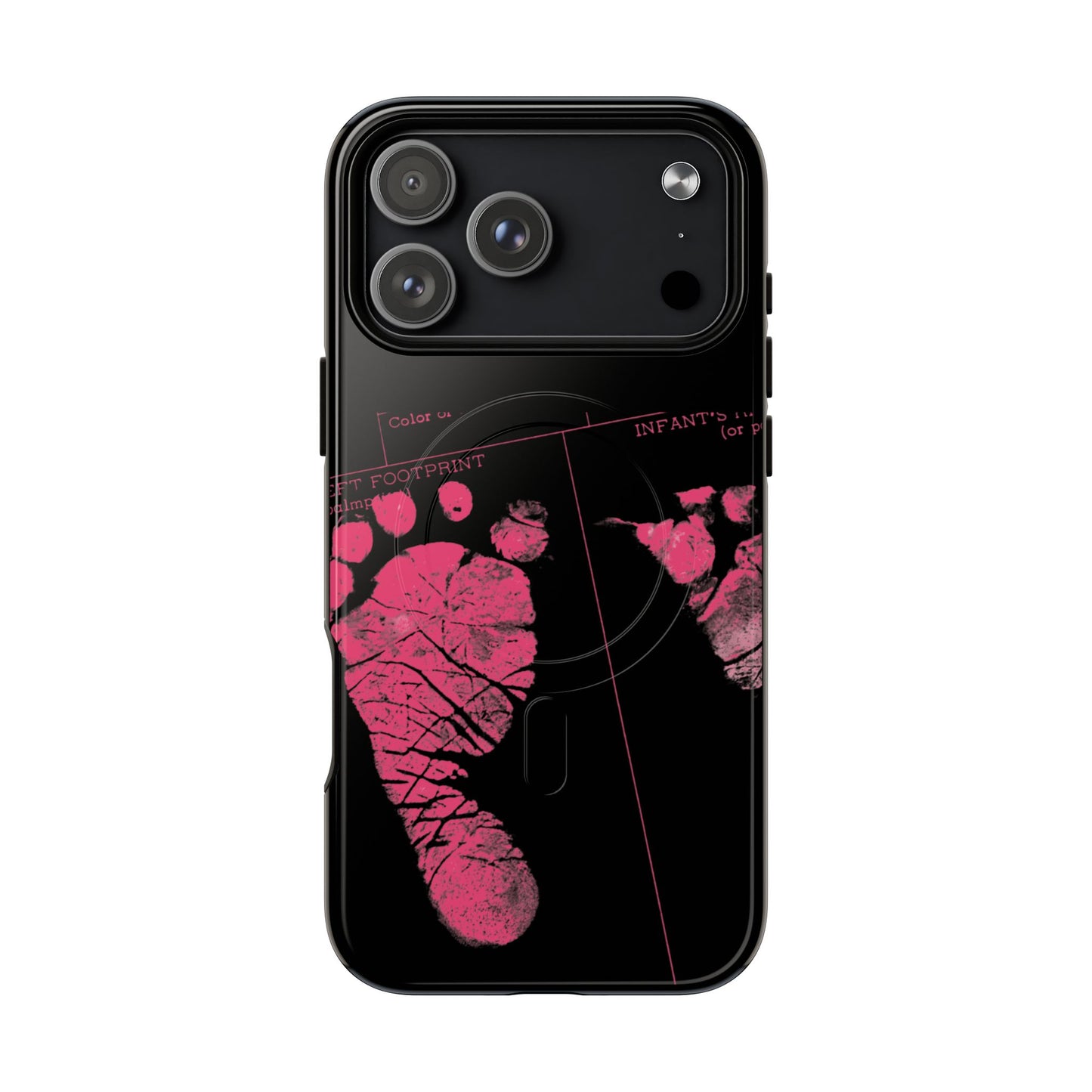 Protective Magnetic Phone Case – Mom’s Little Pink Footprints