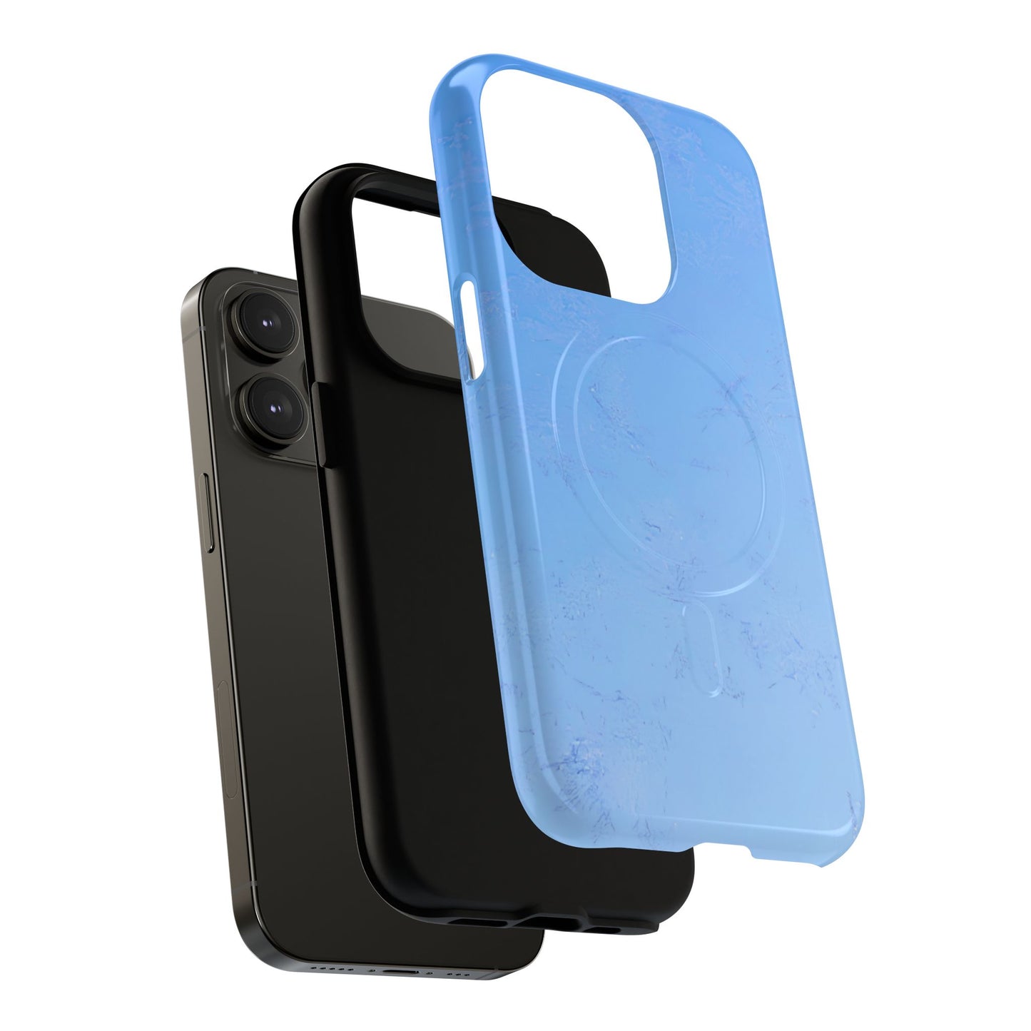 Protective Magnetic Phone Case – Azure Fade