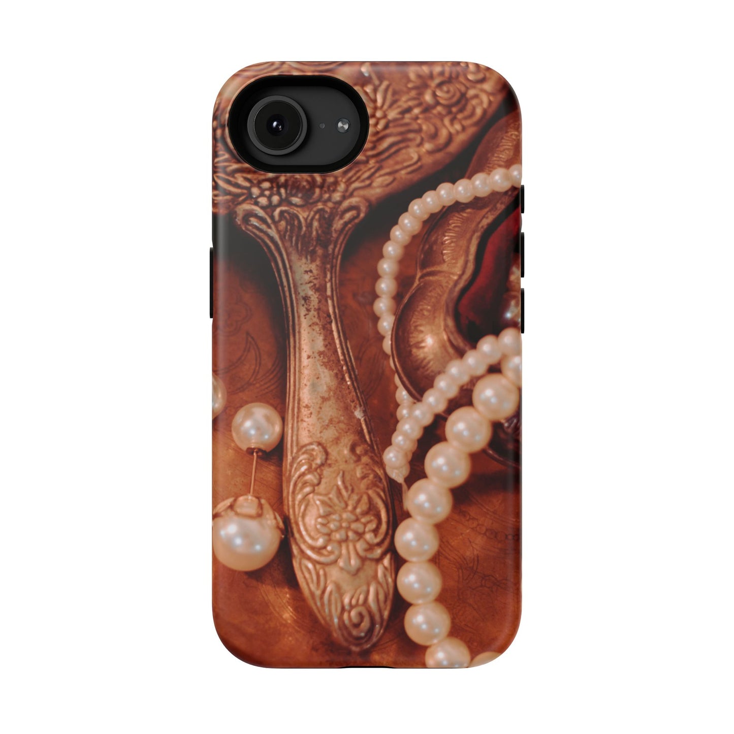 Impact-Resistant Phone Case – Bronze Vanity
