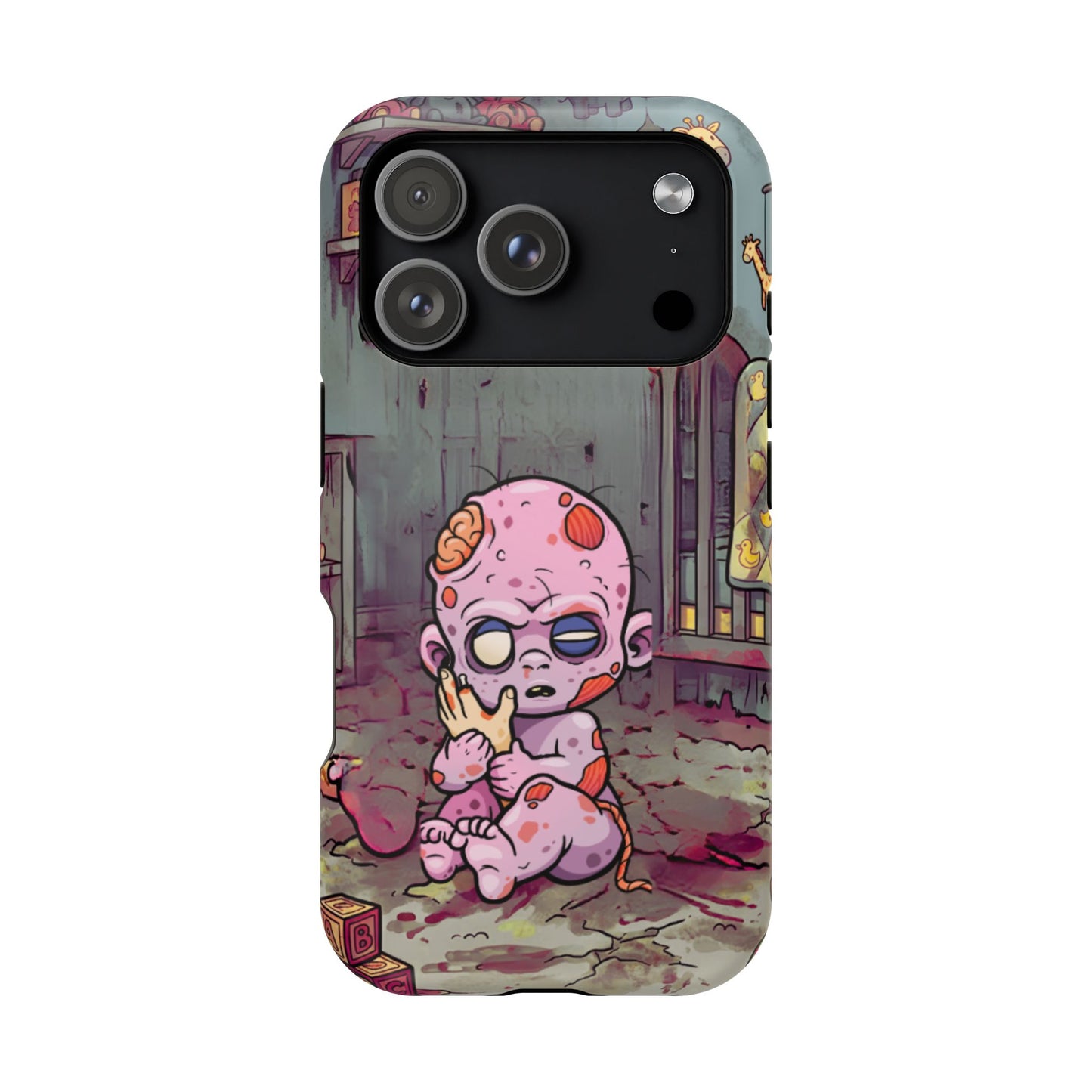 Zombie Baby Phone Case — Cute Creepy Impact-Resistant iPhone Case