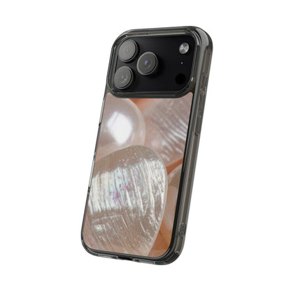 Clear Phone Case – Blush Pearl