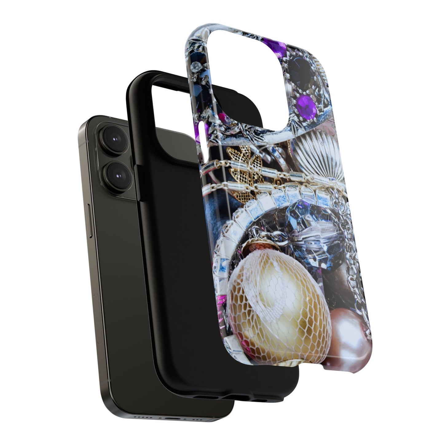 Protective Magnetic Phone Case – Chrome Jewel