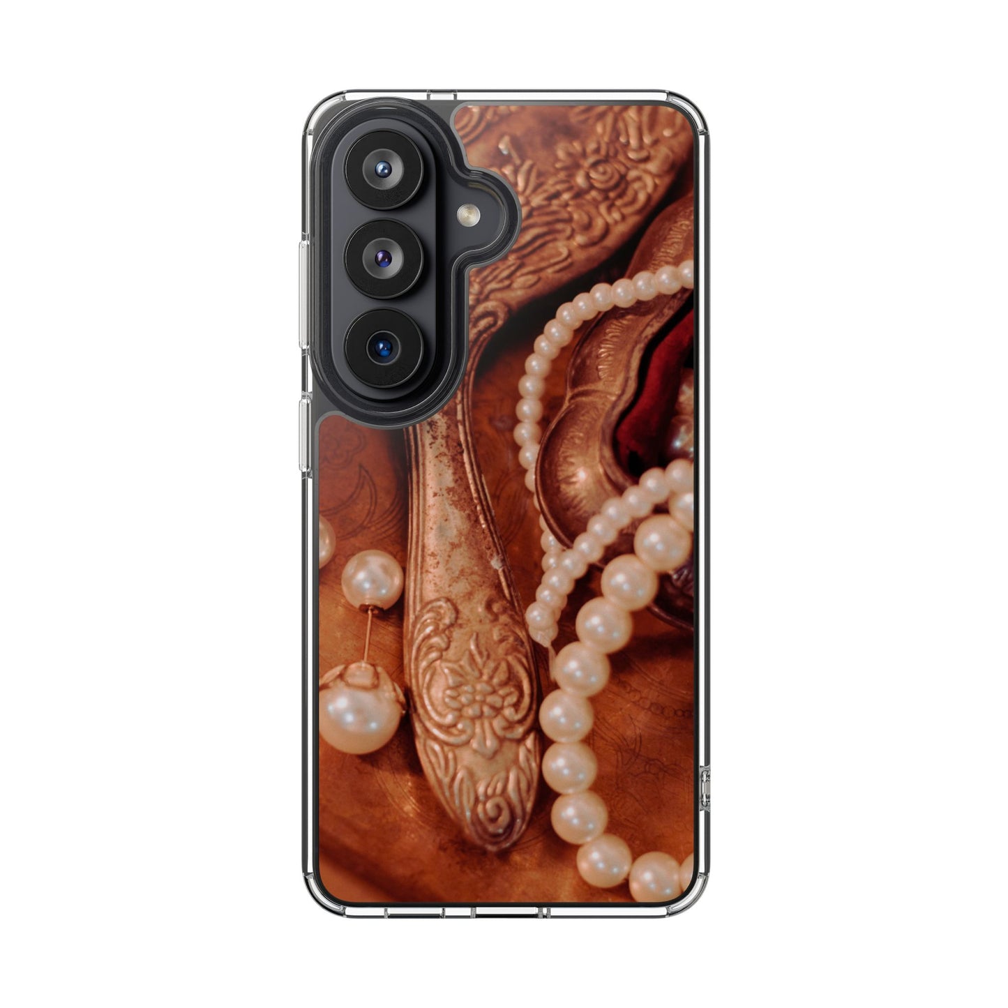 Clear Phone Case – Bronze Vanity