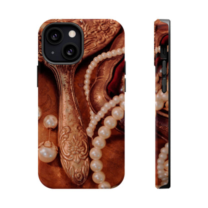 Wireless-Charging Compatible Case – Bronze Vanity