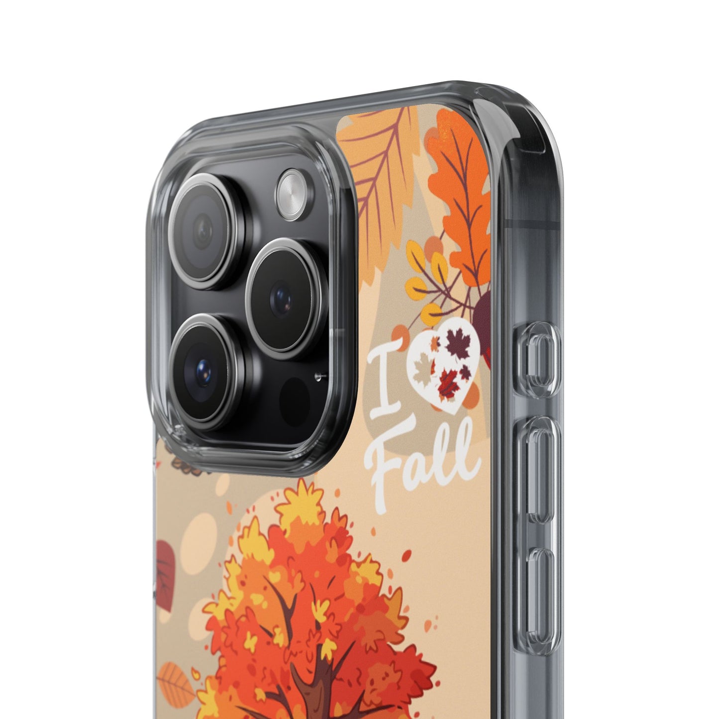 Clear Phone Case – Fall in Love