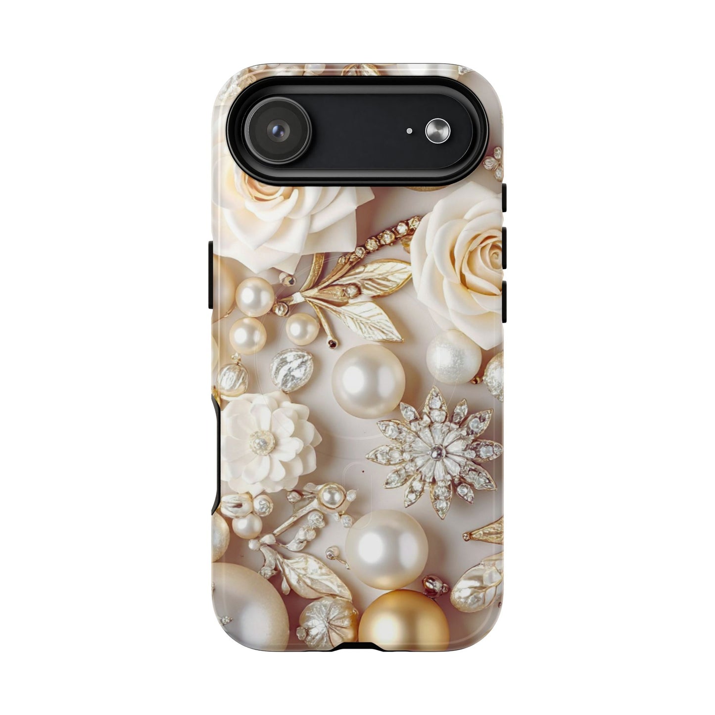 Protective Magnetic Phone Case – Ivory Opulence
