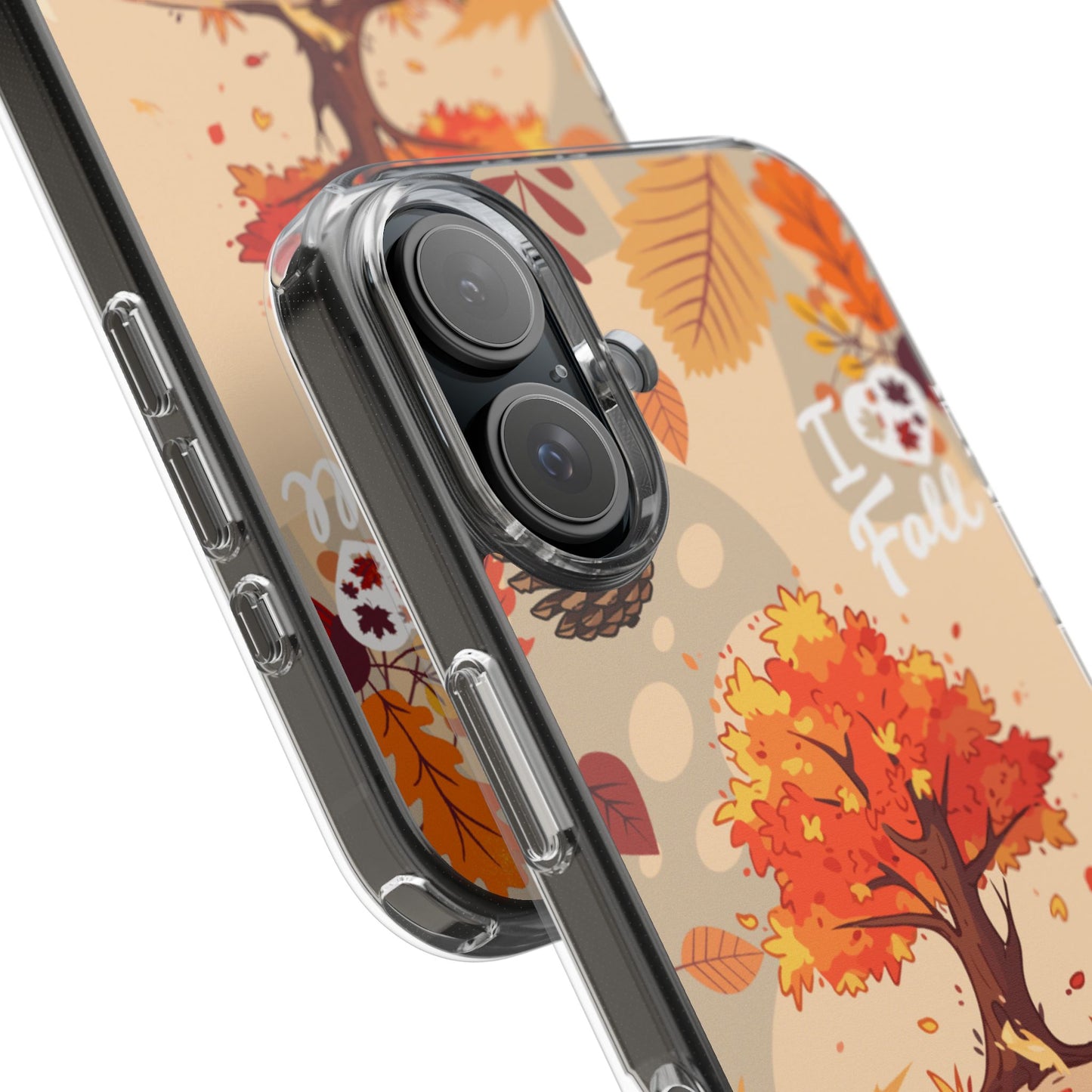 Clear Phone Case – Fall in Love