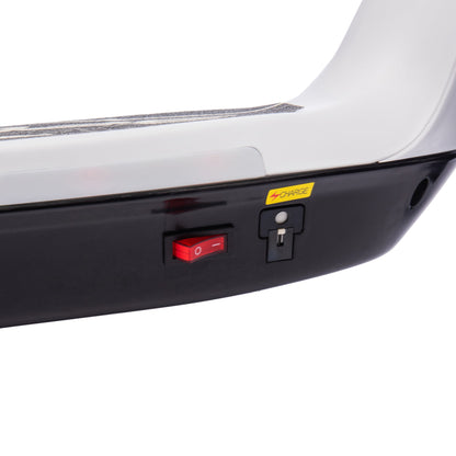 Kids Electric Scooter - 5.59-6.84 MPH, LED Lights, Rear Brake, Kickstand, Bell, Ages 6+