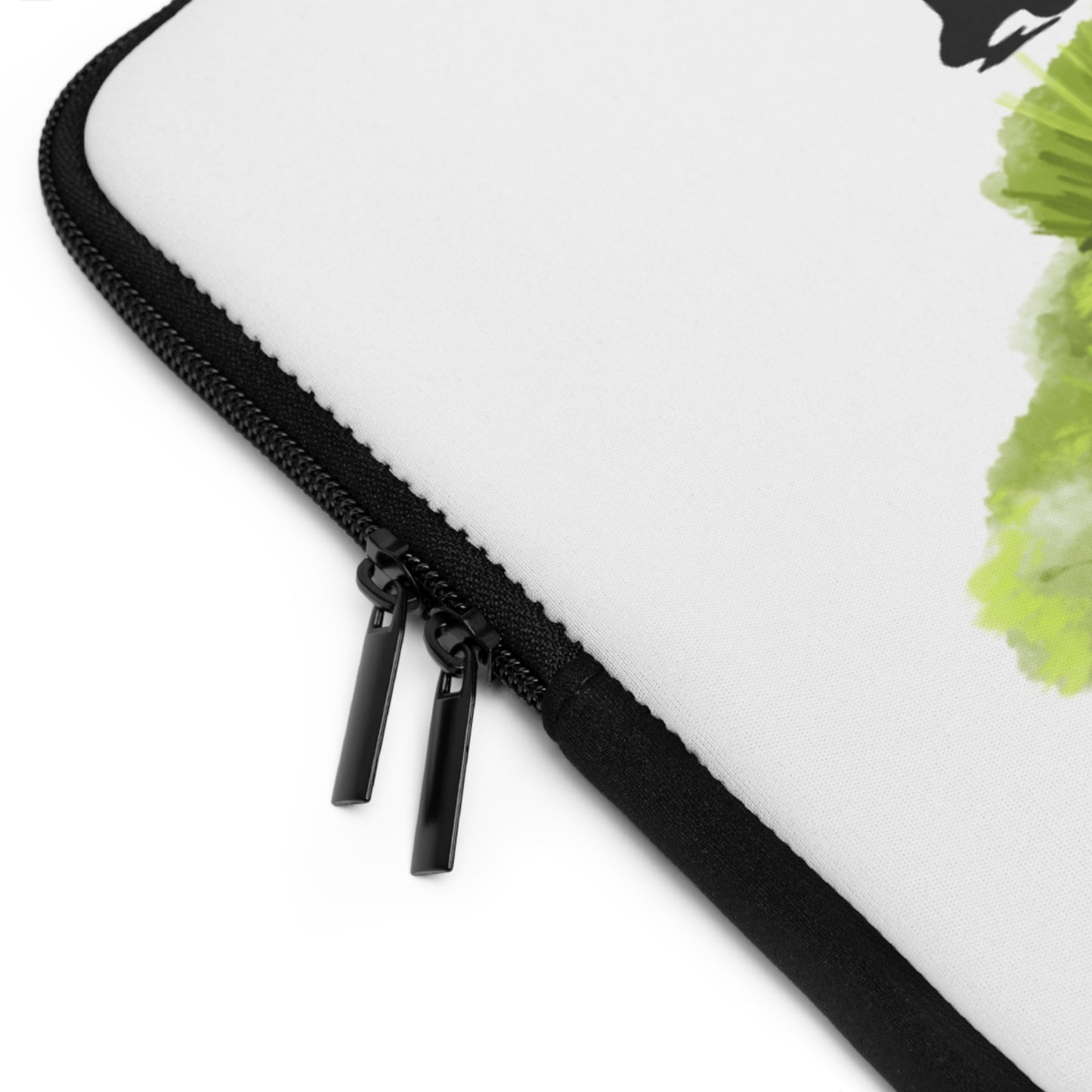 Zombie Cartoon Laptop Sleeve — Cute Spooky Graveyard Design
