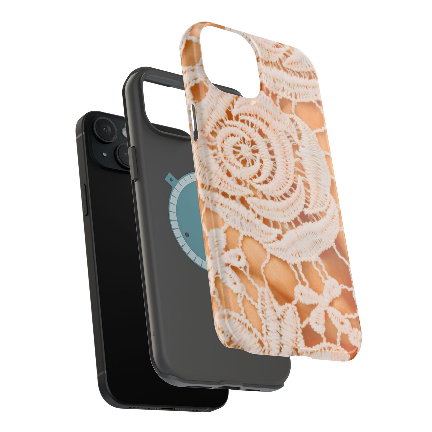 Wireless-Charging Compatible Case – Vintage Veil