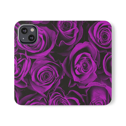 Flip Case – Amethyst Roses
