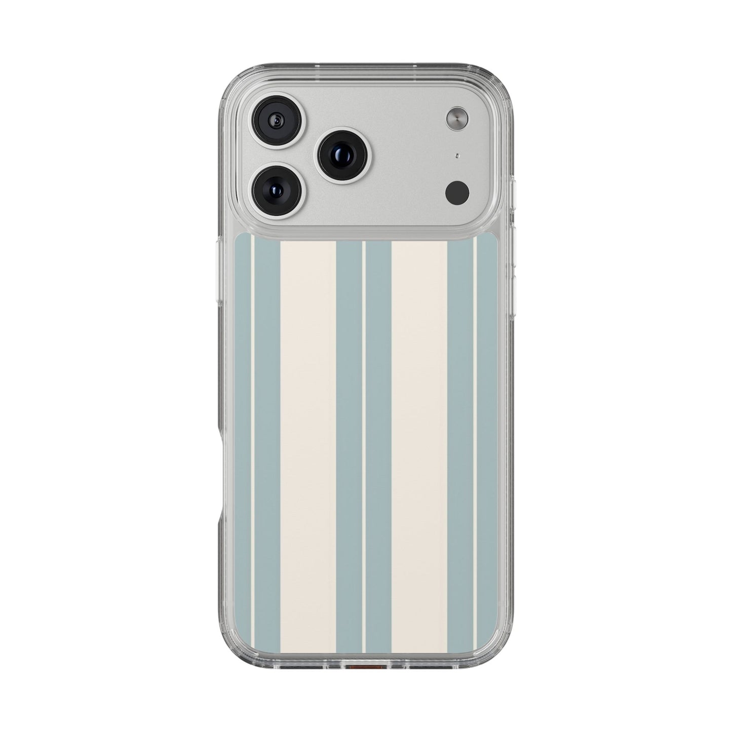 Clear Phone Case – Coastal Stripe
