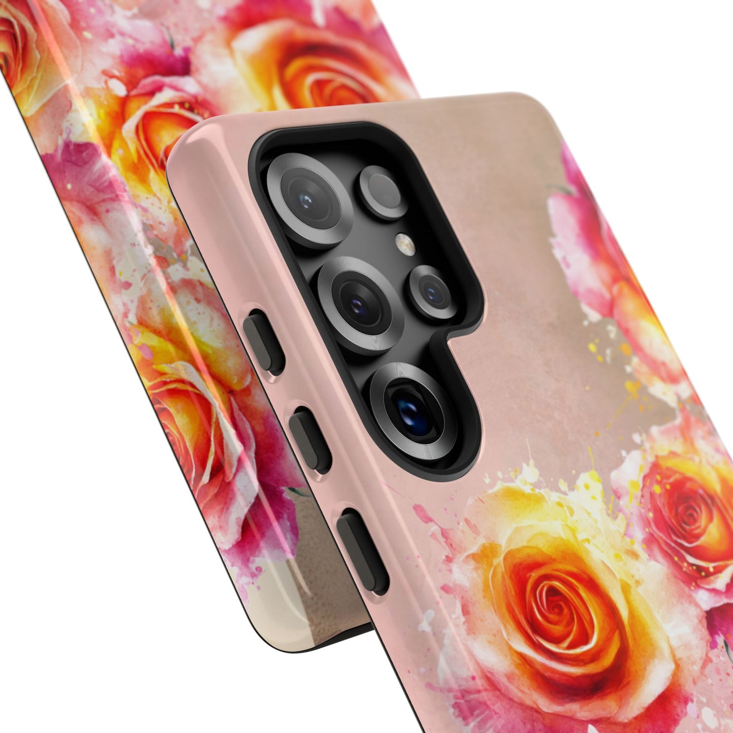 Protective Phone Case – Sunset Roses