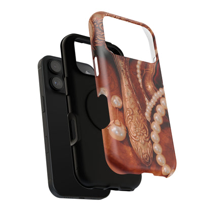 Impact-Resistant Phone Case – Bronze Vanity