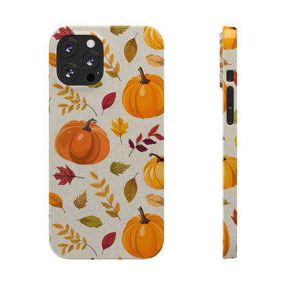 Slim Phone Case – Falling for Pumpkin