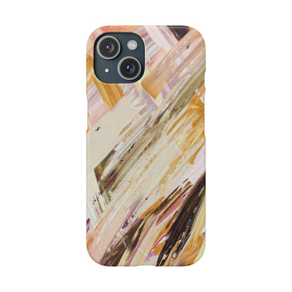 Snap Phone Case – Brush & Bronze