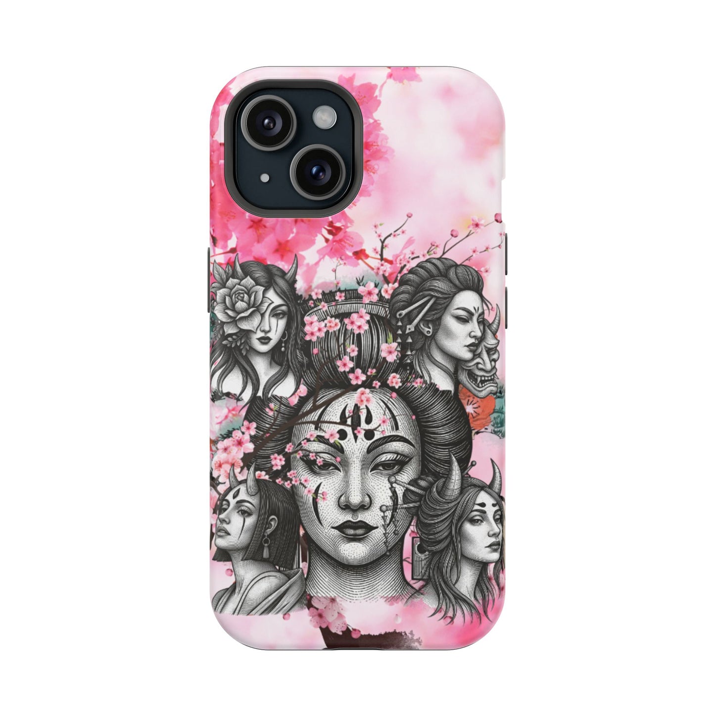 Wireless-Charging Compatible Case – Blossom & Thorn