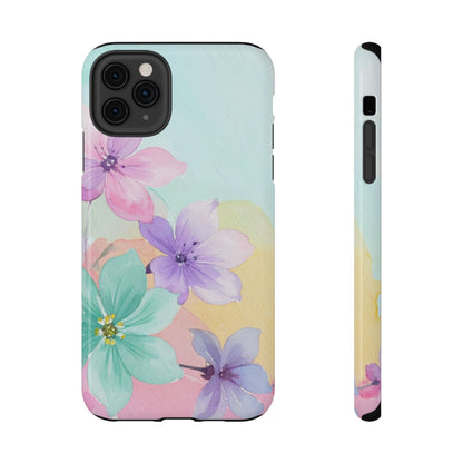 Impact-Resistant Phone Case – Water Petal