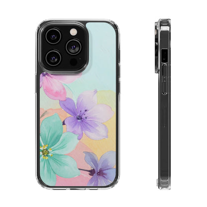 Clear Phone Case – Water Petal