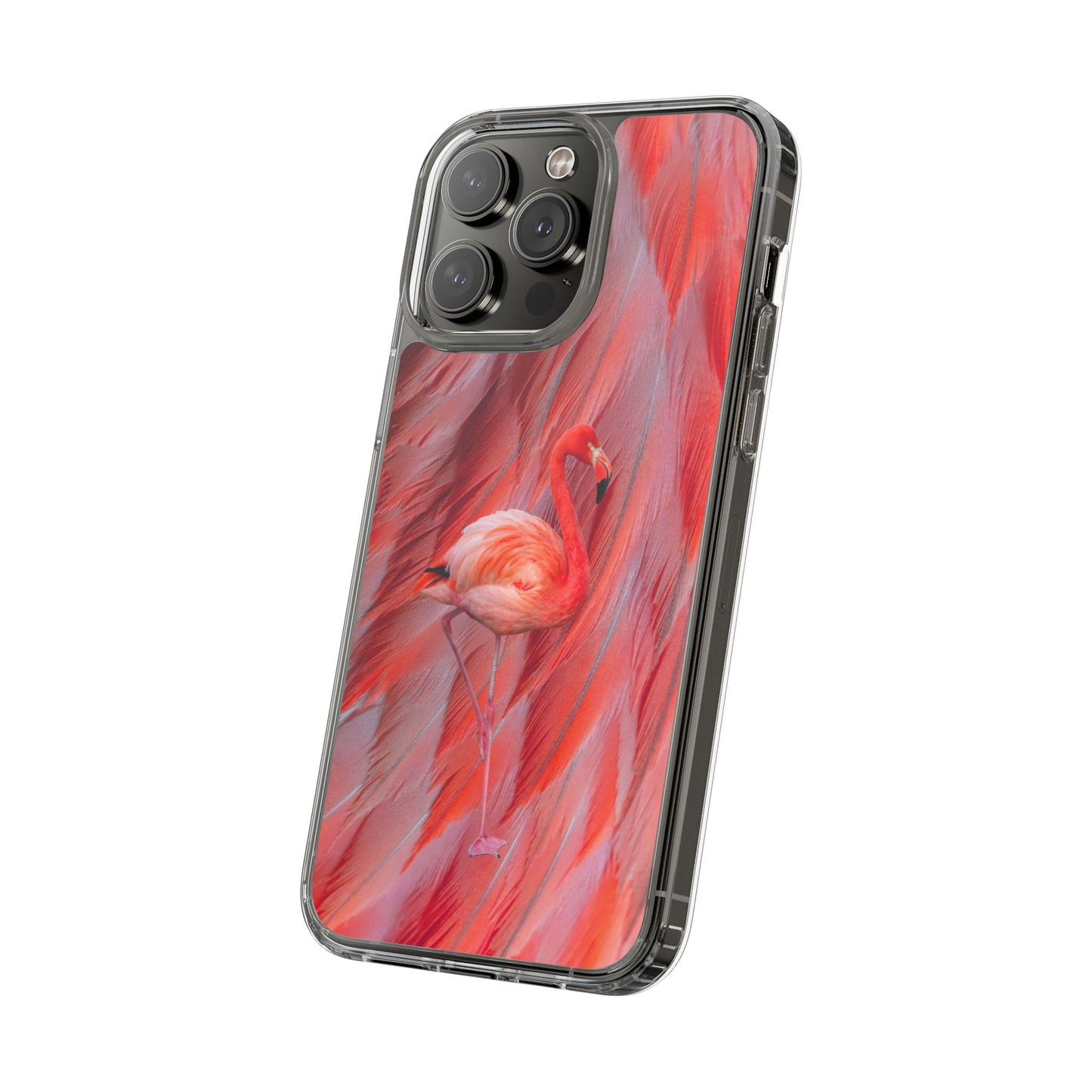 Clear Phone Case – Scarlet Plume