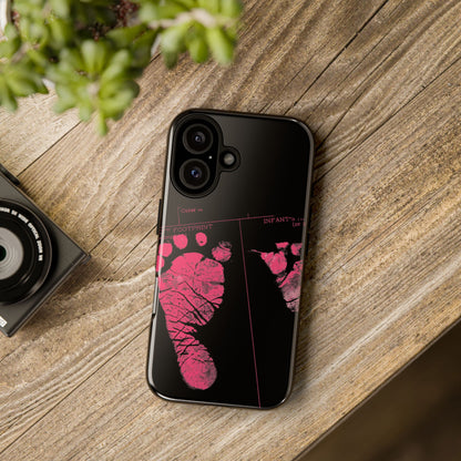Protective Phone Case – Mom’s Little Pink Footprints