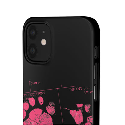 Snap Phone Case – Mom’s Little Pink Footprints