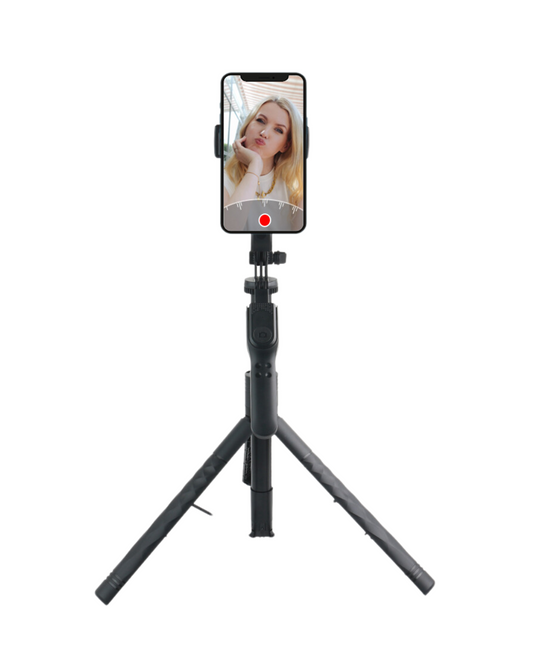 68-Inch Professional Phone & Camera Tripod Stand with Remote - Multi-Function Selfie Stick