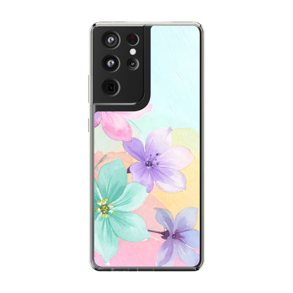 Clear Phone Case – Water Petal