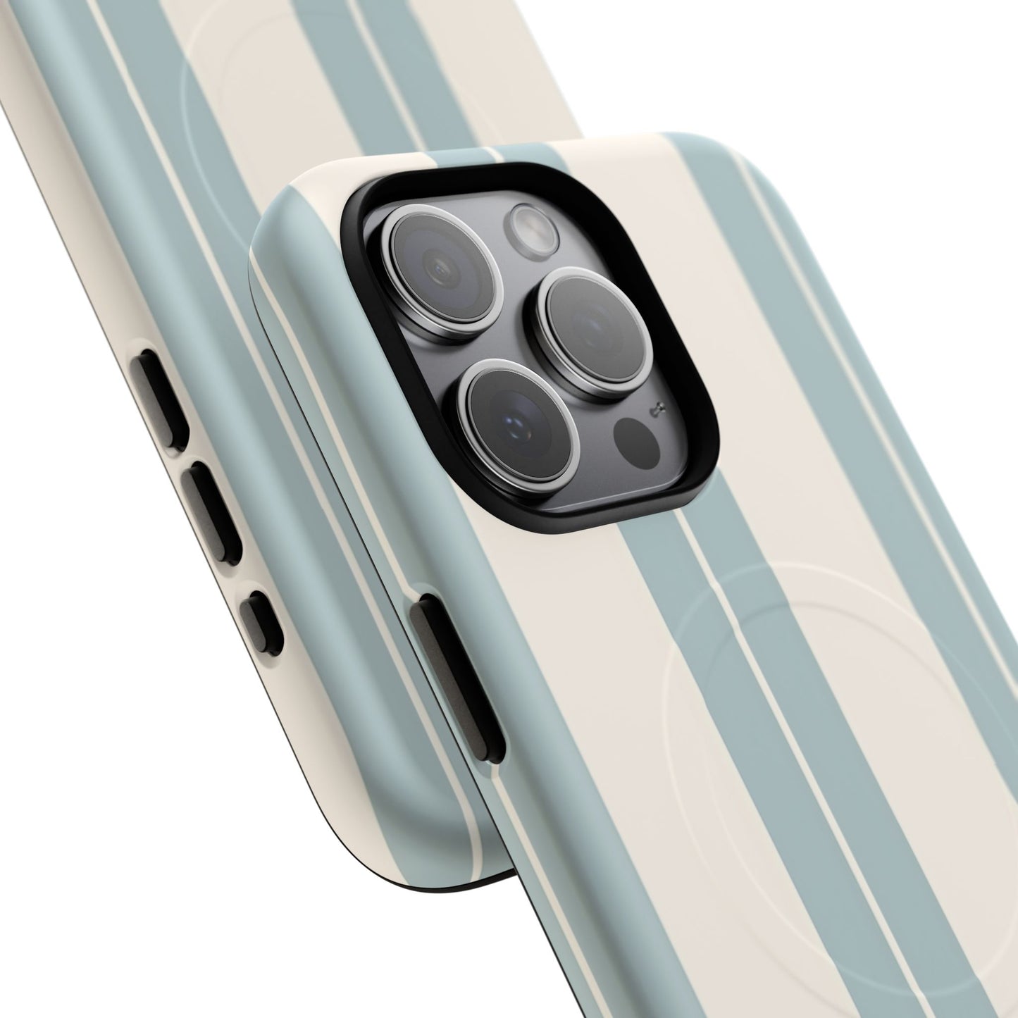 Protective Magnetic Phone Case - Coastal Stripe