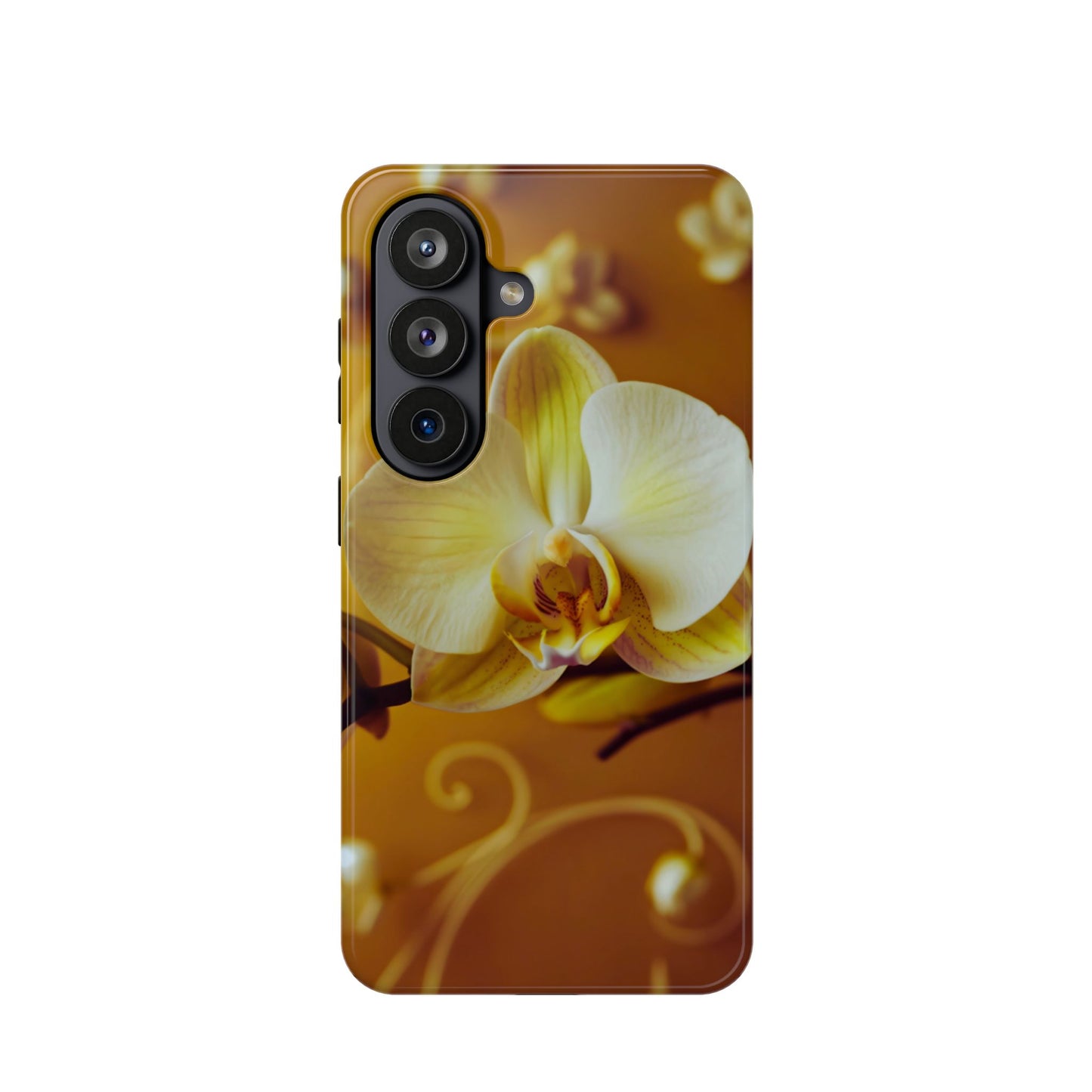 Protective Phone Case – Amber Orchid