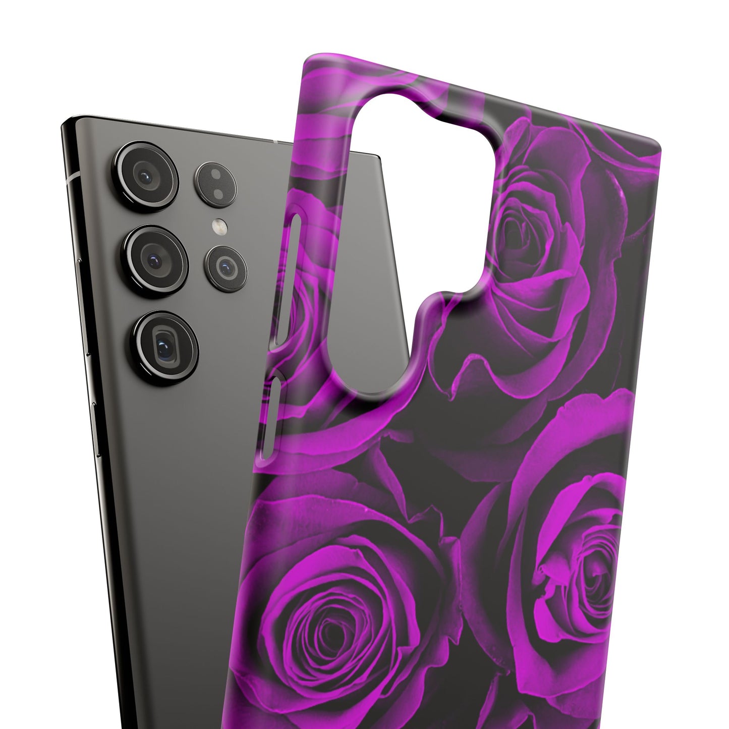 Snap Phone Case – Amethyst Roses