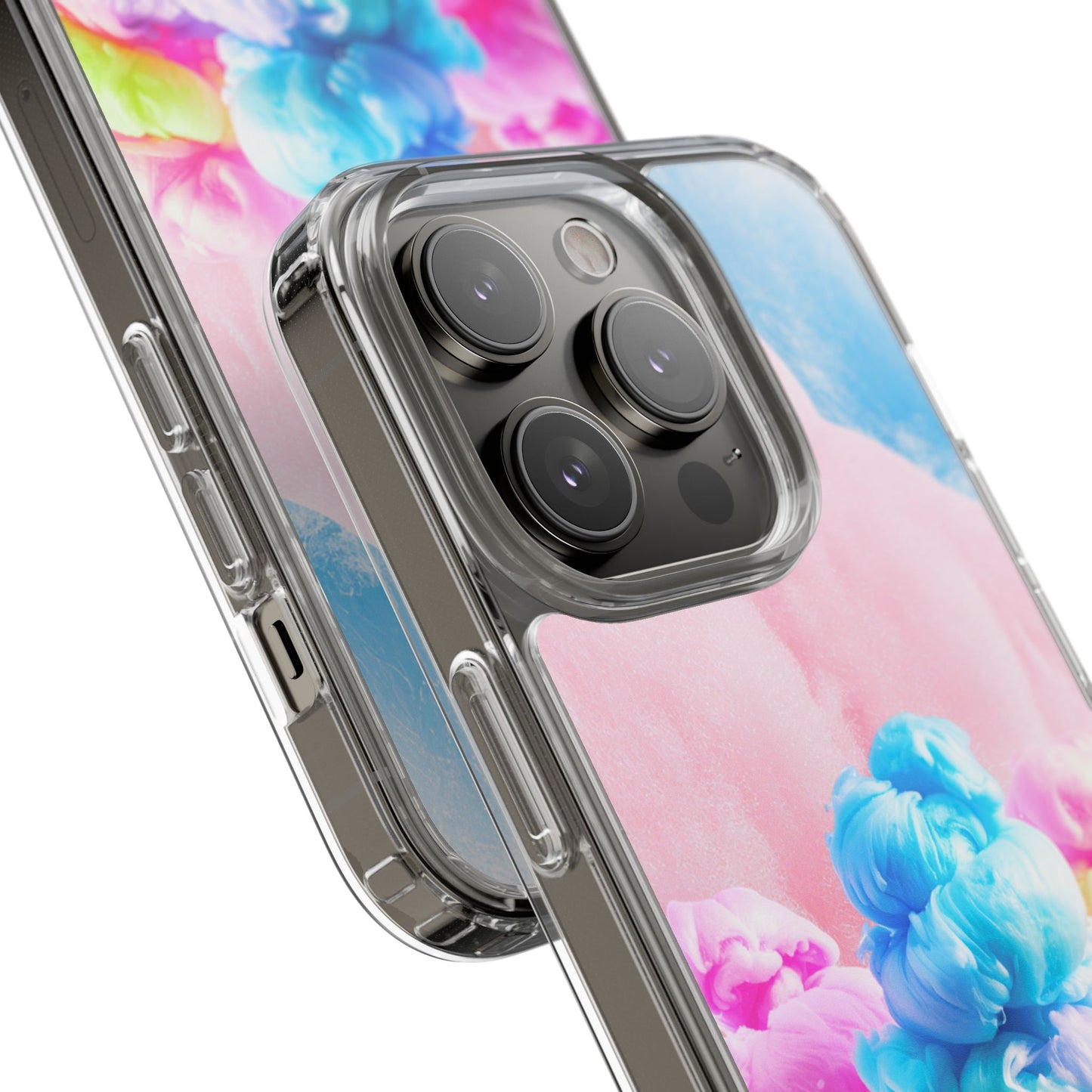 Clear Phone Case – Cotton Candy Dream