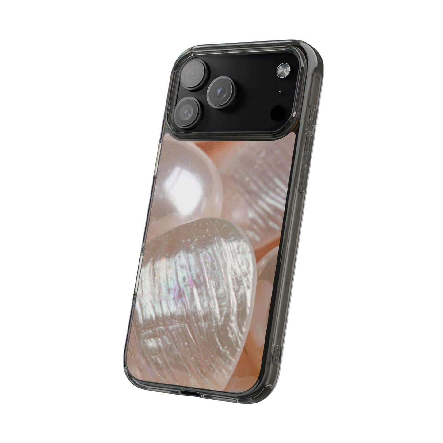 Clear Phone Case – Blush Pearl