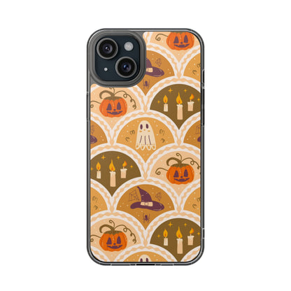 Clear Phone Case – Vintage Haunt – Compatible with iPhone 13–17 & Samsung Galaxy S25–S26 Series