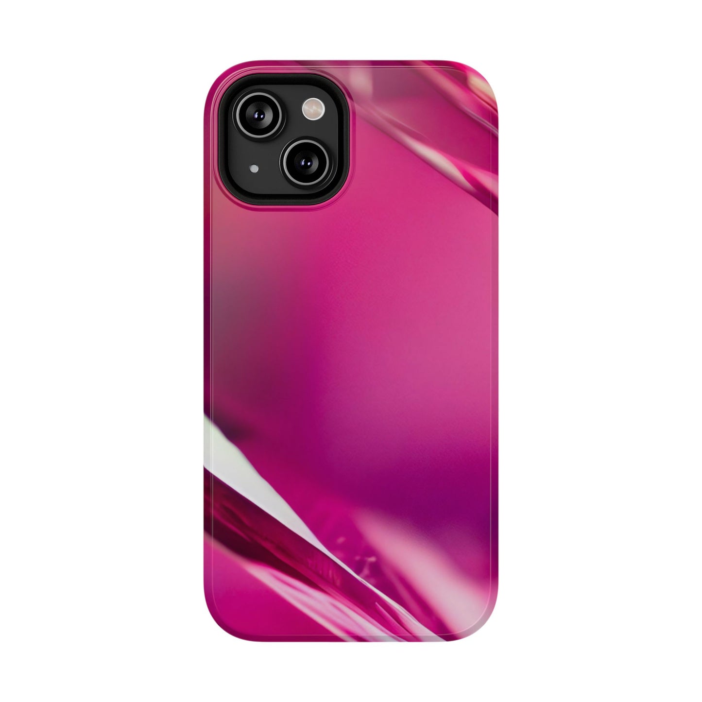 Impact-Resistant Phone Case – Magenta Motion