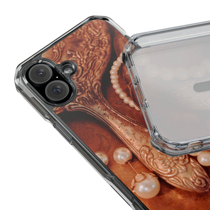 Clear Magnetic Phone Case – Bronze Vanity