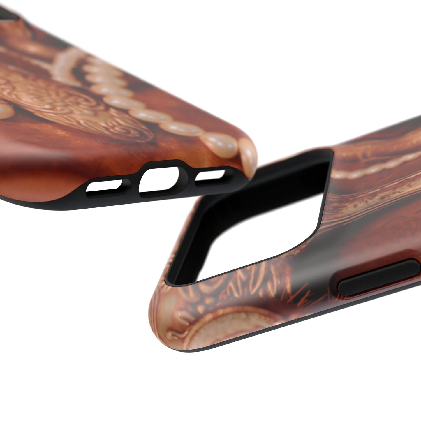 Impact-Resistant Phone Case – Bronze Vanity