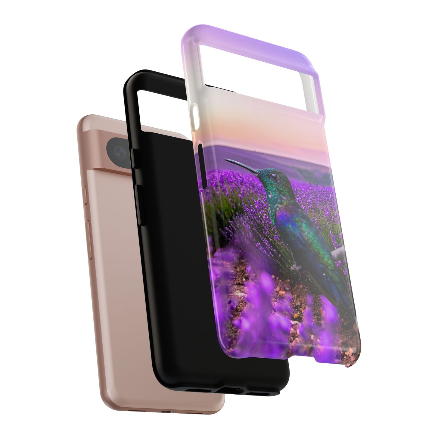 Protective Phone Case – Hummingbird Reverie