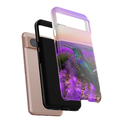Protective Phone Case – Hummingbird Reverie