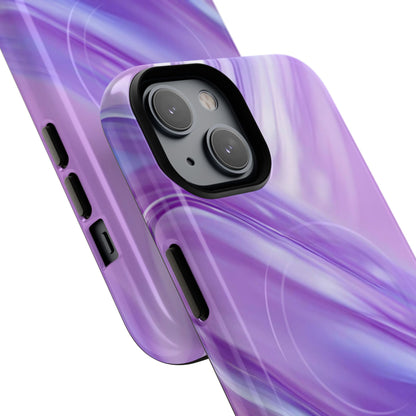 Protective Magnetic Phone Case – Lavender Wave