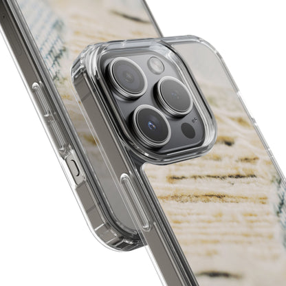 Clear Phone Case – Woven Warmth