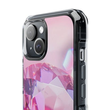 Clear Magnetic Phone Case – Pink Ice