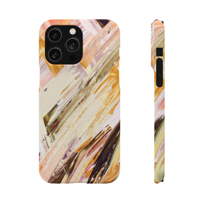 Snap Phone Case – Brush & Bronze