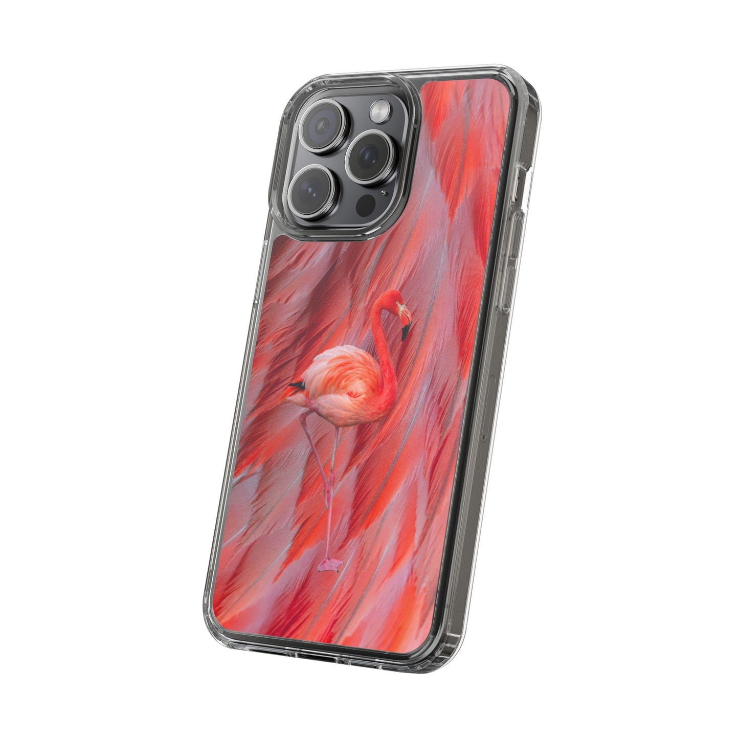 Clear Phone Case – Scarlet Plume