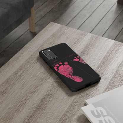 Protective Phone Case – Mom’s Little Pink Footprints