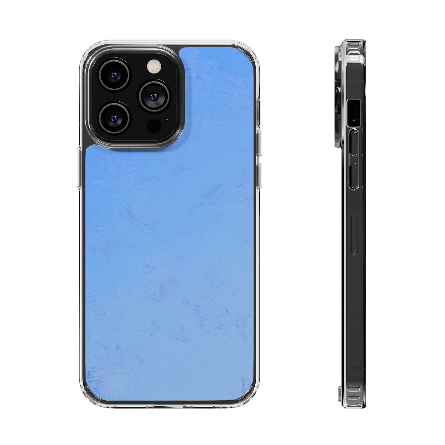 Clear Phone Case – Azure Fade