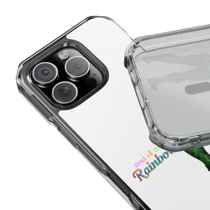 Clear Magnetic Phone Case – “End of the Rainbow” St. Patrick’s Day Design