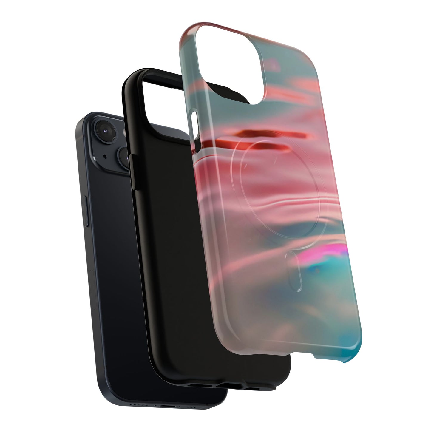 Protective Magnetic Phone Case – Liquid Sunset